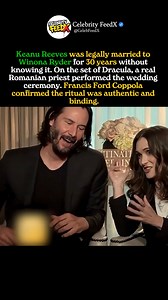 Keanu Reeves Accidentally Married Winona Ryder #celebrityfacts #KeanuReeves #winonaryder | Celebrity FeedX
