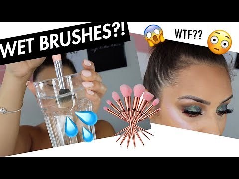 Full Face Using WET BRUSHES!!!!