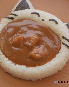 Make Japanese Curry Rice with adorable animal shapes! The Laughing Animal Curry Rice Mold Set comes with shapers and cutters for transforming your favorite dish into cats, bears, frogs and more! See more at en.bentoandco.com/products/open-mouth-rice-mold-animal | Bento&co