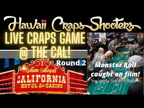 Live Craps Game at the California Hotel and Casino Las Vegas Round 2