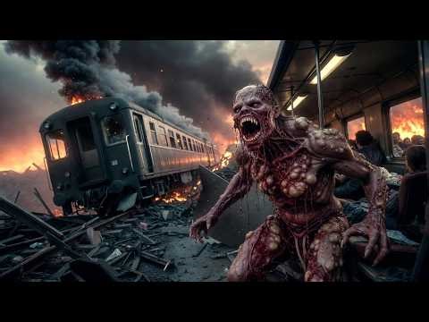 【FULL MOVIE 4K】Deadly Train! Giant monsters massacre the carriage. All killed, no survivors!