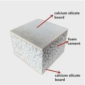 [Hot Item] 100mm Polystyrene Foam Concrete EPS Blocks EPS Cement Sandwich Board Internal External Wall