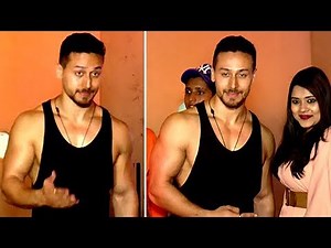 Tiger Shroff Flaunts Hot Body & Muscles In PUBLIC Outside a Gym