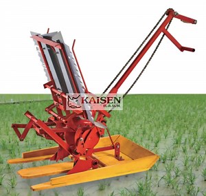 [Hot Item] Industrial Single Row Rice Transplanter Wheel Prudaction Line Manual Walking Behind Grains Transplanter Home Use
