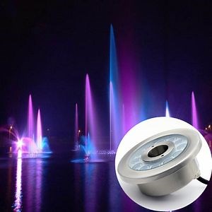 [Hot Item] IP68 Waterproof White RGB 42mm 50mm Centre Hole LED Underwater Fountain Lights
