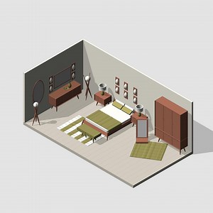 Modern Bedroom Furniture Package – 17 Revit (.rfa) Objects for Interior Design - Etsy