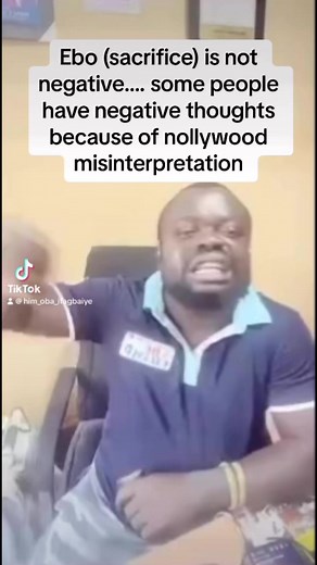 Ebo (sacrifice) is positive not negative | HSM Oba Ifagbaiye w/w