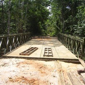 [Hot Item] Trial Assembly Single Lane Bailey Bridges