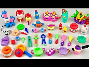 Miniature Kitchen Set Using Air Dry Clay | Realistic DIY Mini Kitchen | Satisfying Craft Tutorial