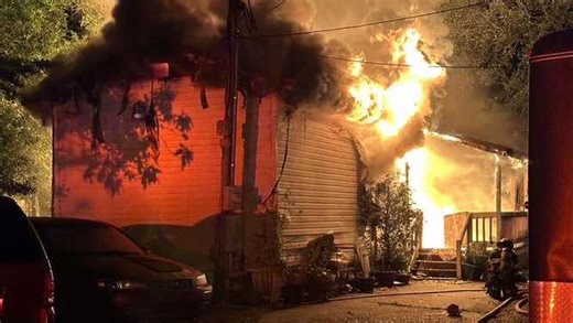 Mobile home catches fire early Friday morning