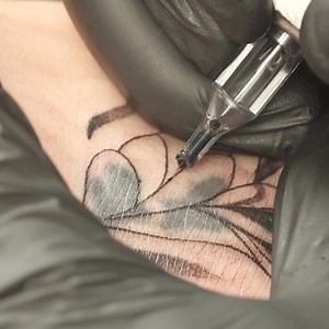 Fixing a Bad Tattoo! Thanks for watching! Please be aware that this video is for entertainment purposes only and techniques shown should not be attempted at home! | Handy Panda