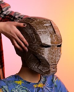 12K views · 125 reactions | Préparez-vous pour Halloween : Voici comment fabriquer toi-même un masque d'Iron Man ! | Brico Famille | Facebook