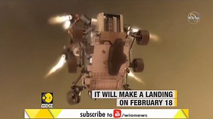 2.6K views · 72 reactions | NASA has previewed how it plans to land its latest Perseverance rover on Mars next month. The rover began its journey to the red planet in July last year, blasting off from Florida. It is expected to arrive on Mars on February 18. | WION | Facebook