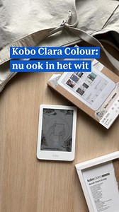 Alsof jullie nog niet verliefd genoeg waren op de Kobo Clara Colour: de populaire 6” eReader is er nu ook in fris, ​ opvallend wit! 🤍 Zeg vaarwel tegen grijs en stap over op digitaal lezen met een niet-spiegelende, kleurrijke leeservaring ​ zonder afleiding. 👋🏼 📖 Ga de concurrentie aan met papier en ontdek hoe kleurrijk je bibliotheek kan zijn – op één compact,​ lichtgewicht apparaat boordevol functies. Ontdek kleur van A tot Z, met illustraties en afbeeldingen die lezen meer diepgang​ geven