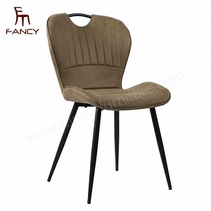 [Hot Item] Commercial Custom New Design Bistro Chairs Metal Frame Back Indoor Restaurant Chair