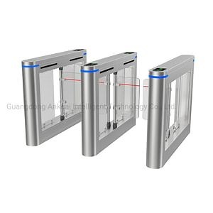 [Hot Item] Elegant and Graceful Access Control Swing Gate Supermarket Turnstile with RFID Reader and Barcode Reader