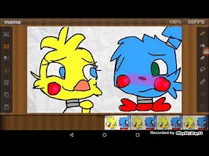 Toy Bonnie X Toy Chica kiss Animation