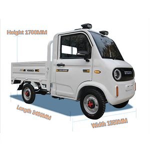[Hot Item] Mini Cargo Van Electric 4 Wheel Drive New Energy Car Electric Pick up Wholesale Mini Cars for Adults