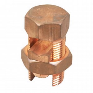 [Hot Item] Brass Copper Plated Electrical Connectors Split Bolt