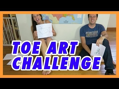 Toe Art Challenge!!! Ft Christopher!
