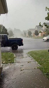 2.1K views · 27K reactions | Heavy rain pouring nonstop, hail hitting hard, and thunder shaking everything around us. This storm is intense. ️流⚡ | Inaturesgram | Facebook