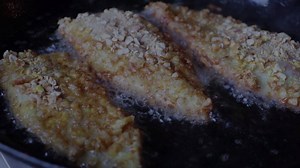 The secret ingredient to the crispiest fried walleye? Pretzels. #WildChef | Field & Stream