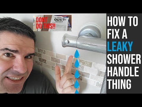 How to fix a leaking shower handle