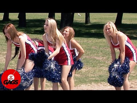Hot Cheerleaders Get In Trouble On Campus
