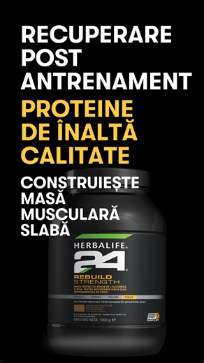 Rebuild Strength este băutura ideală pentru recuperarea post-antrenament, perfectă pentru sportivii care își doresc să-și mențină masa musculară. Special concepută pentru a fi consumată după un antrenament de forță, această băutură pe bază de proteine și carbohidrați vine cu un adaos de L-glutamină și aminoacizi cu lanț ramificat (BCAA), esențiali pentru susținerea recuperării după exercițiile fizice intense. Bucură-te de beneficiile maxime oferite de Rebuild Strength, exact cum o face Giuseppe 