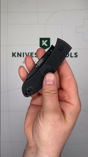 KA BAR Dozier Folding Hunter 4062S35, Black S35VN, Black Zytel pocket knife