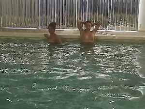 Two absolutely gorgeous blondes bend over and show their pussies