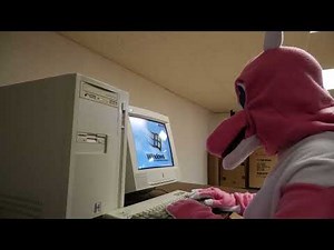Windows 95 boots up on a dual Pentium MMX workstation from 1997 Musica Sound Scheme in the BACKROOMS