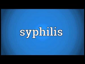 Syphilis Meaning