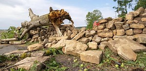 Así quedó Bobenheim am Berg tras el paso de un tornado