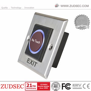 [Hot Item] Contactless Stainless Steel Clean Infrared Sensor Push Exit Button Emergency Door Release