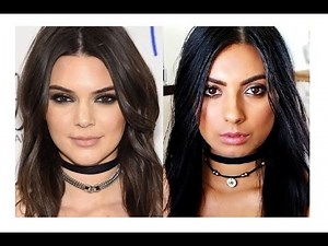 Kendall Jenner Makeup Tutorial ♡ Easy Edgy Eyes