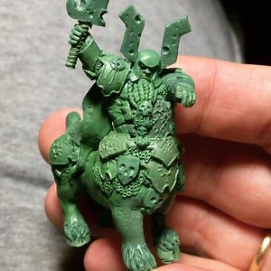 Work in progress :) #sciborminiatures #28mm #sculpting #greenstuff | Scibor Monstrous Miniatures