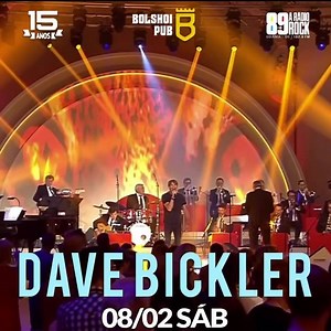 08.02 SÁBADO l Dave Bickler vocalista do Survivor a voz do clássico...