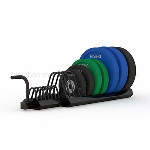 [Hot Item] Gym Equipment Horizontal Plate Rack Barbell Storage Racks