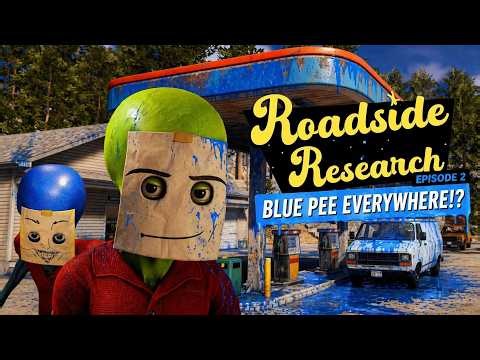 Roadside Research Episode 2# BLUE PEE EVERYWHERE!