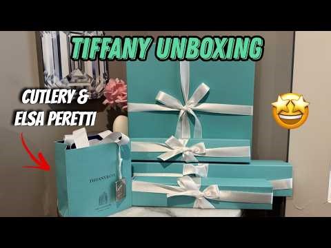 Tiffany & Co. Unboxing | Silver Cutlery and Elsa Peretti Gold Jewelry!