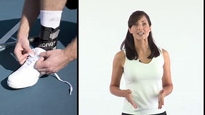 Amazon.com: Aircast A60 Ankle Support Brace, Left Foot, White, Large : Health & Household