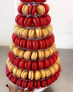 A custom macaron tower is the perfect centerpiece for your next event. ✨ • • • • • • • • • #macarontowers #macarontower #dessertsofinsta #macaronlove #macaronlover #charlestonsweets #charlestonbakery #bakedfromscratch #chseats #chsdesserts #swankdesserts #chsmacarons #weddingdesserts #indulgeyoursweettooth #blackownedbusiness | Swank Desserts