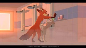 Judy Hopps Getting fucked in the shower by Nick (letodoesart)