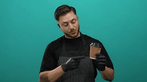 Young Man Beard Wearing Apron Gloves Stock Footage Video (100% Royalty-free) 3921422189 | Shutterstock