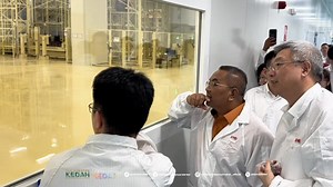 Lawatan ke kilang Eve Energy Malaysia Sdn Bhd, Kedah EVE Industrial Park (KEIP), Padang Meha, Kulim. | Muhammad Sanusi Md Nor