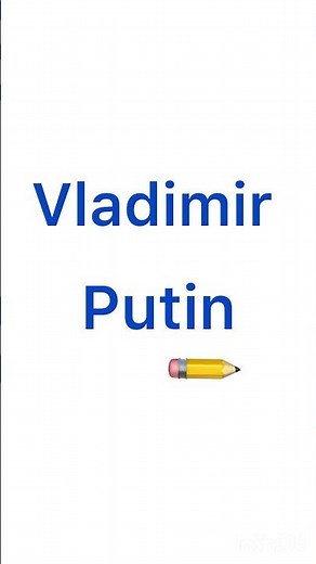 Learn the name of the Russian President #vladimirputin