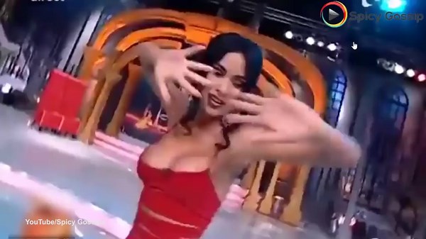 Embarrassing moment weather girl's nipple slips live on TV