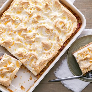 Rhubarb Meringue Dessert