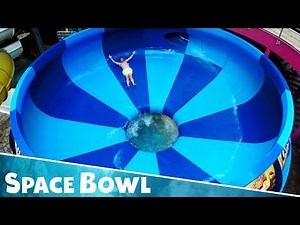 Awesome SPACE BOWL Water Slide at Aquapalace [Onslide POV]